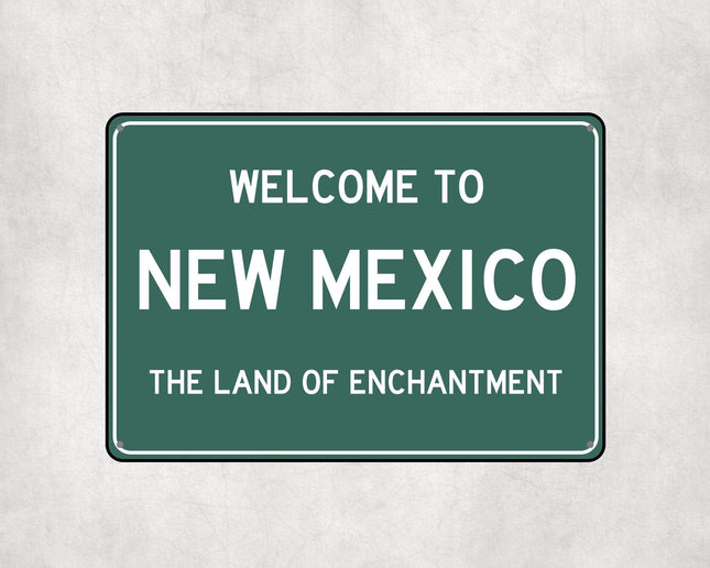 Welcome to New Mexico Sign - Sign | Personalised Gift