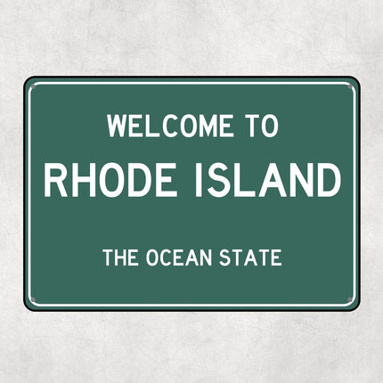 Welcome to Rhode Island Sign - Sign | Personalised Gift