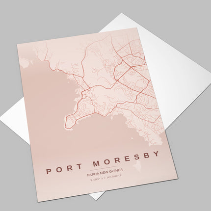 Aspen Map Art Print - Alternative Angle View