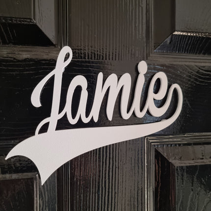 Baby Name Nursery Sign Baby Name Nursery Sign | Custom Sports Theme Kids Decor