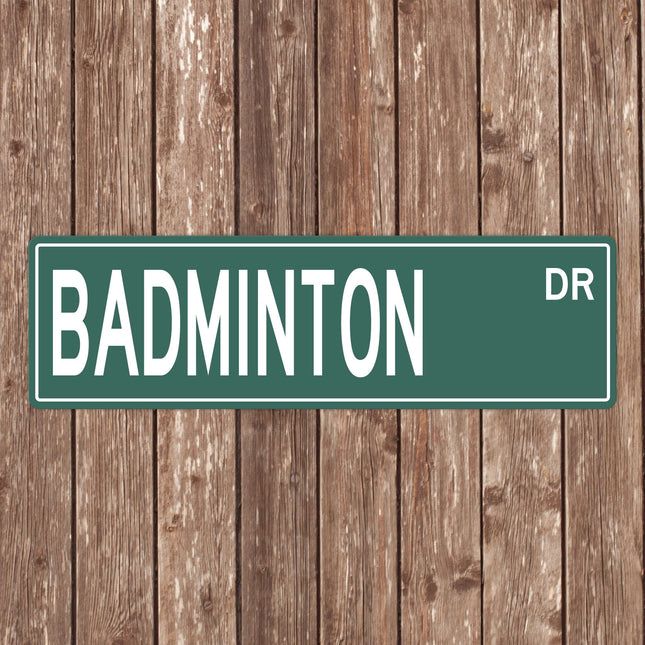Badminton Street Sign - Sign | Personalised Gift