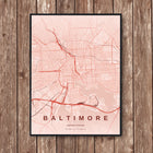 Baltimore Map Art Print - Wall Print | Personalised Gift