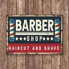 Barber Shop Haircut and Shave Sign - Sign | Personalised Gift