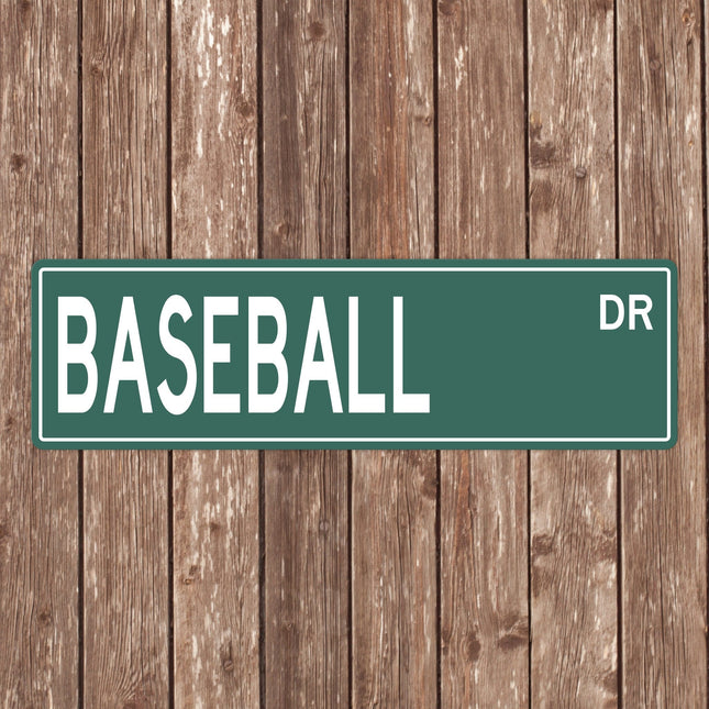 Baseball Street Sign - Sign | Personalised Gift