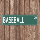Baseball Street Sign - Sign | Personalised Gift