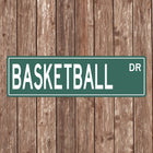 Basketball Street Sign Custom Basketball Street Sign - Perfect Gift for Basketball Fans & 