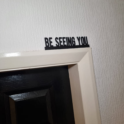 Be Seeing You Door Topper Be Seeing You Door topper, shelf decor, wall decor, quirky home 