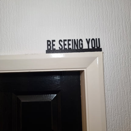Be Seeing You Door Topper Be Seeing You Door topper, shelf decor, wall decor, quirky home 