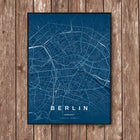 Berlin Map Art Print - Wall Print | Personalised Gift