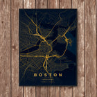 Boston Map Art Print - Wall Print | Personalised Gift