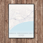 Bournemouth Map Art Print - Wall Print | Personalised Gift