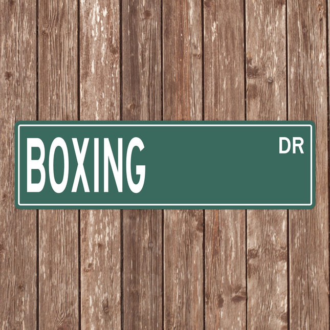 Boxing Street Sign - Sign | Personalised Gift