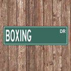 Boxing Street Sign - Sign | Personalised Gift