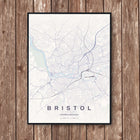 Bristol Map Art Print - Wall Print | Personalised Gift