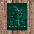 Buenos Aires Map Art Print - Wall Print | Personalised Gift