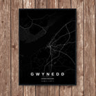 Caernarfon Map Art Print - Wall Print | Personalised Gift