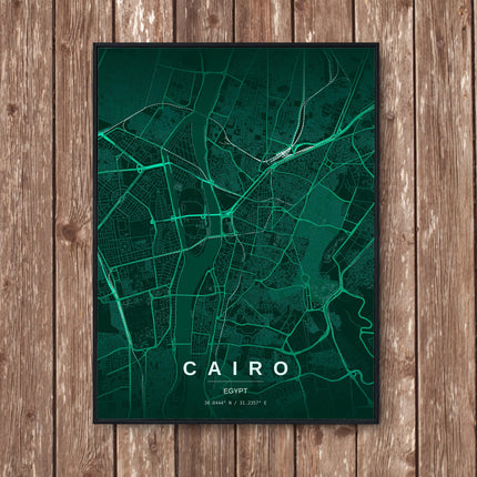 Cairo Map Art Print - Wall Print | Personalised Gift