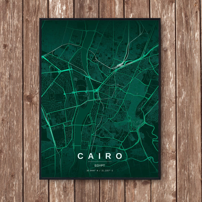 Cairo Map Art Print - Wall Print | Personalised Gift