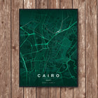 Cairo Map Art Print - Wall Print | Personalised Gift