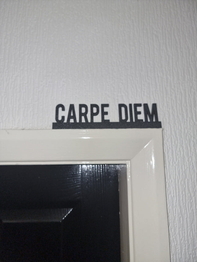 Carpe Diem Door Topper CARPE DIEM Door topper, shelf  wall  quirky home interior 