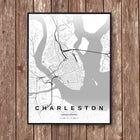 Charleston Map Art Print - Wall Print | Personalised Gift