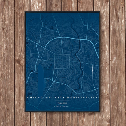 Chiang Mai Art Print - Wall Print | Personalised Gift