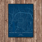 Chiang Mai Art Print - Wall Print | Personalised Gift