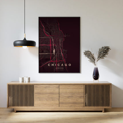 Chicago Art Print - Alternative Angle View