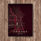 Chicago Art Print - Wall Print | Personalised Gift
