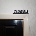 Cockwomble Door Topper Cockwomble Door topper, shelf  wall  quirky home interior 