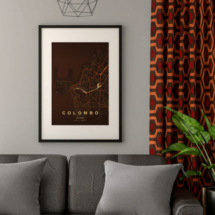 Colombo Art Print - Lifestyle Room Setting