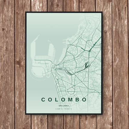 Colombo Art Print - Wall Print | Personalised Gift