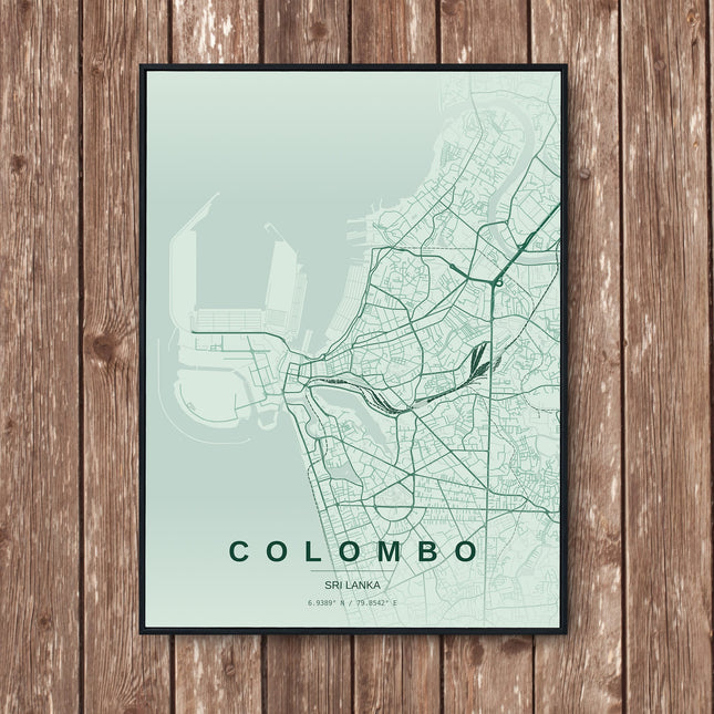 Colombo Art Print - Wall Print | Personalised Gift