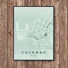 Colombo Art Print - Wall Print | Personalised Gift