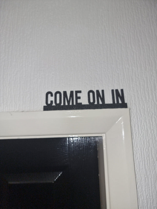 Come On In Door Topper COME ON IN Door topper, shelf  wall  quirky home interior 