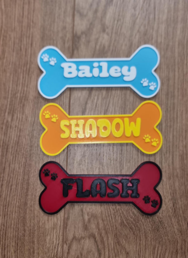 Custom 3D Printed Dog Bone Sign Custom 3D Printed Dog Bone Sign - The Quirky Gift Co
