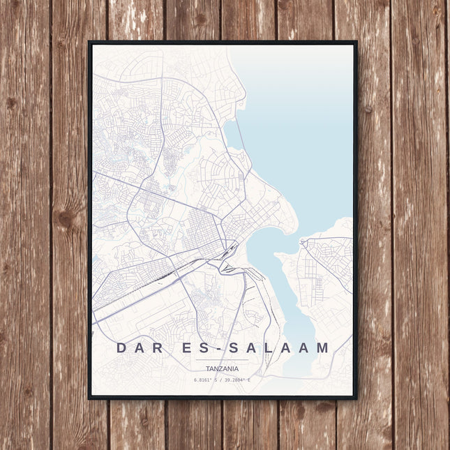 Dar es Salaam Art Print - Wall Print | Personalised Gift