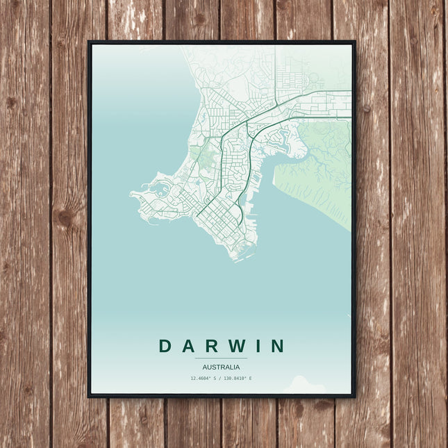 Darwin Art Print - Wall Print | Personalised Gift