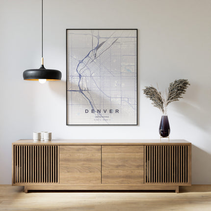 Denver Art Print - Alternative Angle View