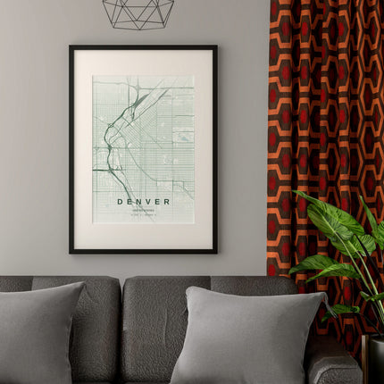 Denver Art Print - Alternative Angle View
