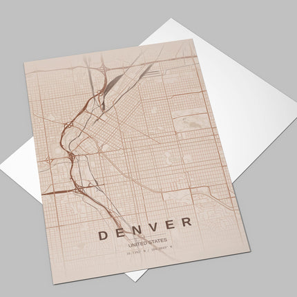 Denver Art Print - Close Up Detail View