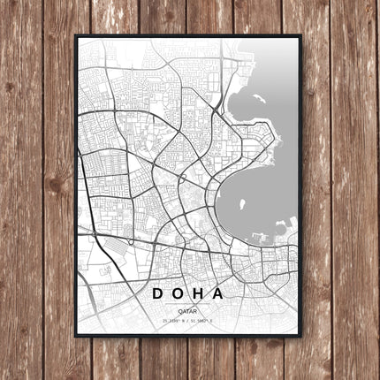 Doha Art Print - Wall Print | Personalised Gift