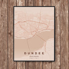 Dundee Map Art Print - Wall Print | Personalised Gift