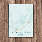 Flagstaff Map Art Print - Wall Print | Personalised Gift