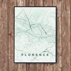 Florence Map Art Print - Wall Print | Personalised Gift