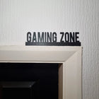 Gaming Zone Door Topper Gaming Zone Door topper, shelf  wall  quirky home interior 