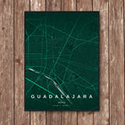 Guadalajara Map Art Print - Wall Print | Personalised Gift