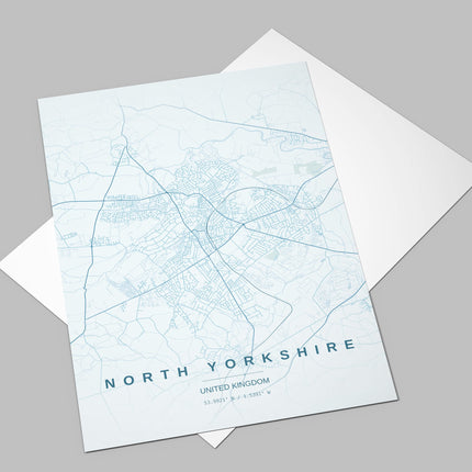 Harrogate Map Art Print - Alternative Angle View