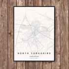 Harrogate Map Art Print - Wall Print | Personalised Gift