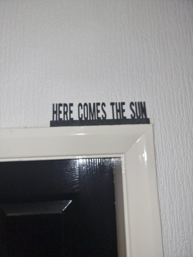 Here Comes The Sun Door Topper HERE COMES The SUN Door topper, shelf decor, wall decor, quirky home 